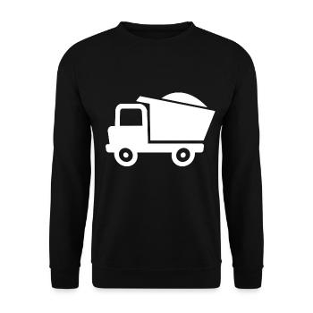 Camions - Sweat-shirt Unisexe - noir - Devant - Alina (178cm) & Michal (187cm)
