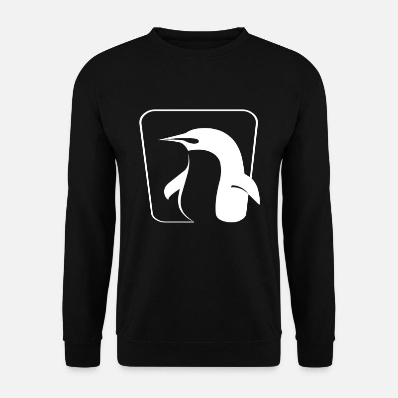 Pinguin - Unisex Pullover - Schwarz