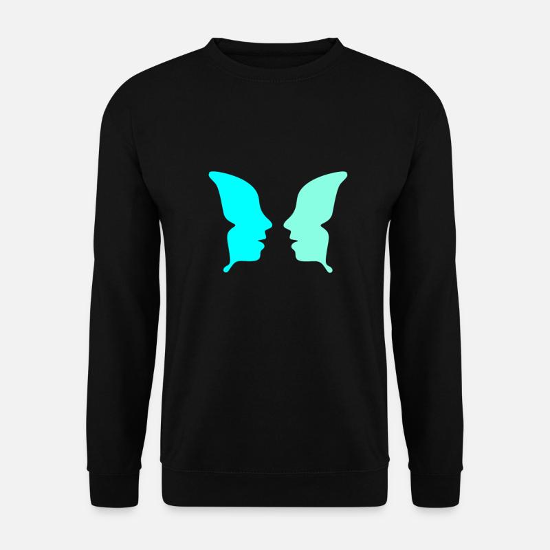 Optische Täuschung - Unisex Pullover - Schwarz