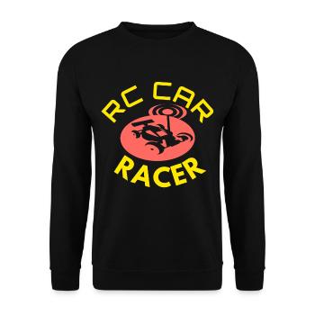 RC CARS - Unisex Sweatshirt - black - Front - Alina (178cm) & Michal (187cm)