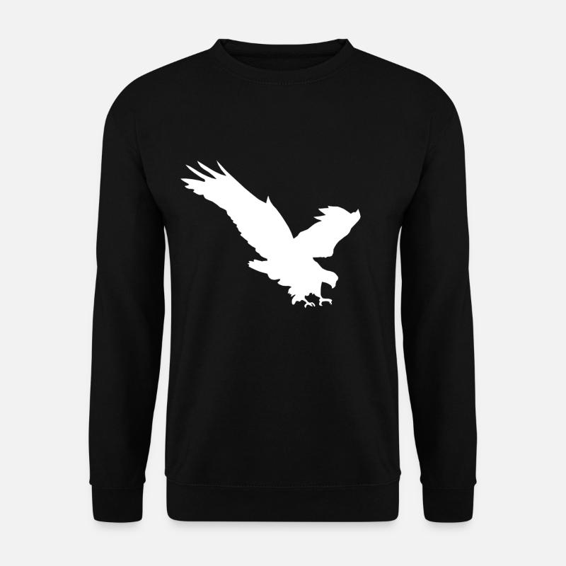 adler - Unisex Pullover - Schwarz