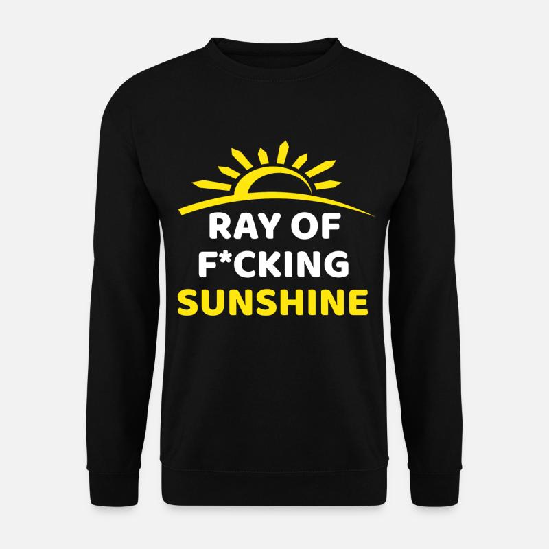 Rayon de putain de soleil - Sweat-shirt Unisexe - noir