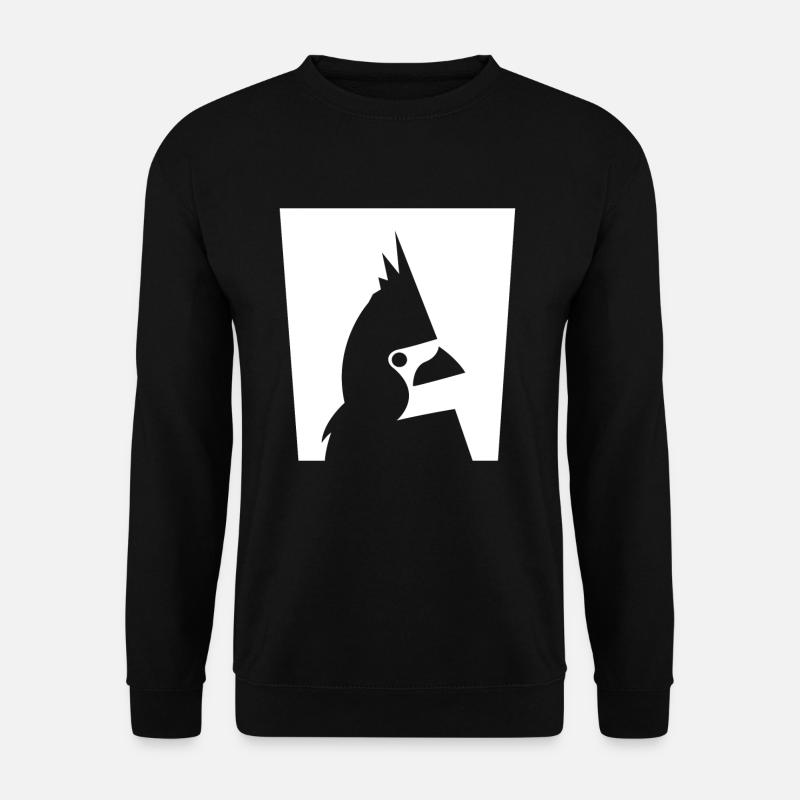 BIRD PARROT - Unisex Sweatshirt - black