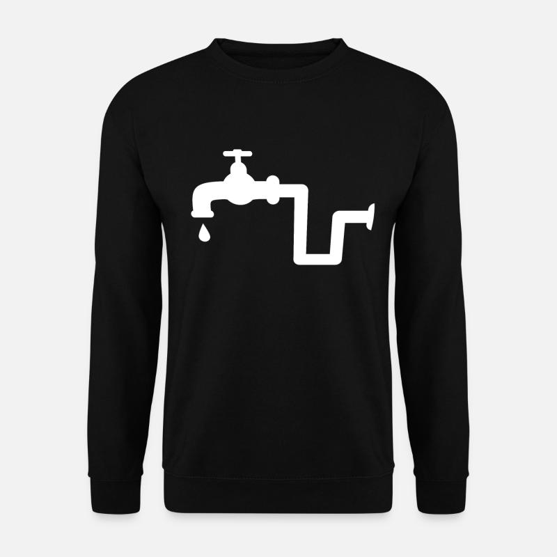 Wasserhahn - Unisex Pullover - Schwarz