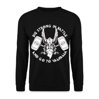 Vikings Thor Walhalla - Sweat-shirt Unisexe - noir - Devant - Alina (178cm) & Michal (187cm)