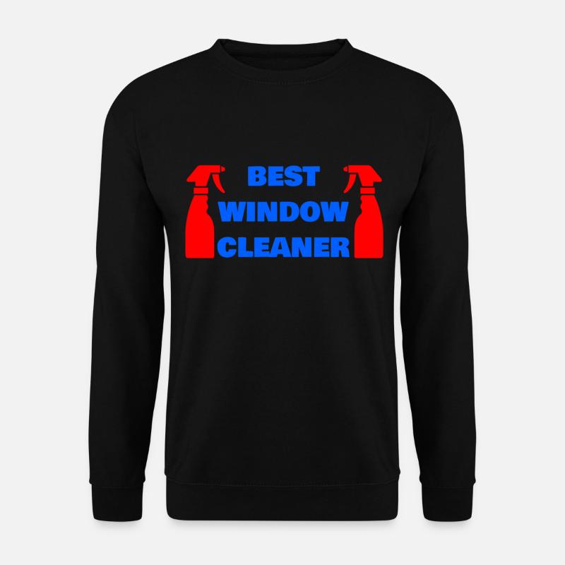BEST WINDOW CLEANER - Unisex Sweatshirt - black