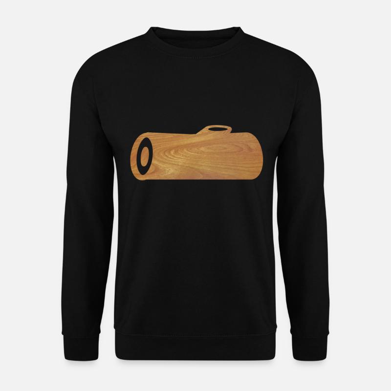 HOLZ - Unisex Pullover - Schwarz