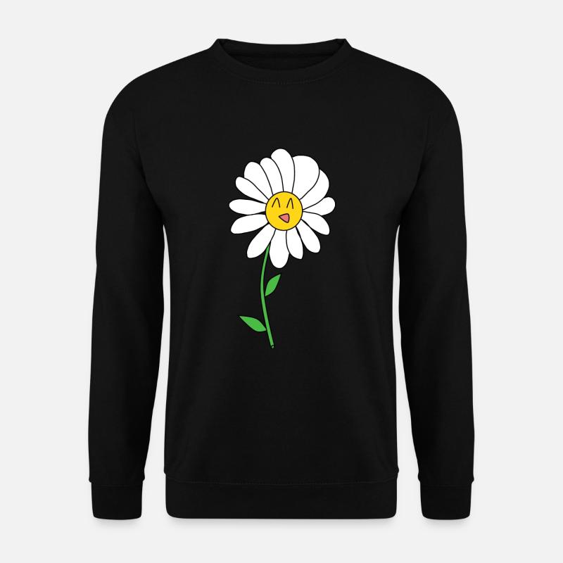 Gänseblümchen - Unisex Pullover - Schwarz