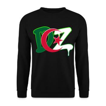 DZ Algeria - Unisex Sweatshirt - black - Front - Alina (178cm) & Michal (187cm)