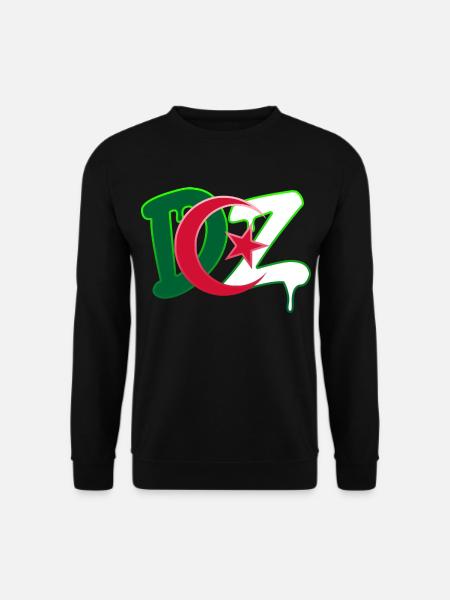 DZ Algérie - Sweat-shirt Unisexe - noir