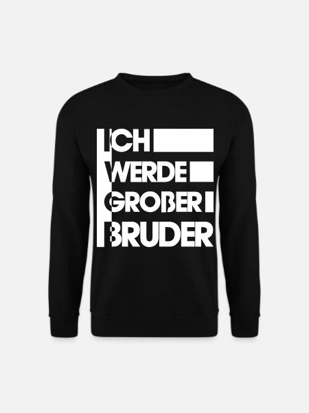 Bruder Geschwister Brüder - Unisex Pullover - Schwarz