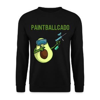 Paintball - Sweat-shirt Unisexe - noir - Devant - Alina (178cm) & Michal (187cm)