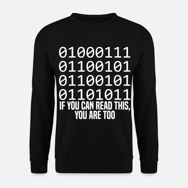 Programmierer Coder Software Entwickler - Unisex Pullover - Schwarz