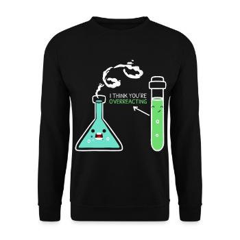 Biologist Science Biology Major Experience - Unisex Sweatshirt - black - Front - Alina (178cm) & Michal (187cm)