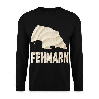 Fehmarn Ostsee für jeden Fehmarner Ostsee - Unisex Pullover - Schwarz - Vorne - Alina (178cm) & Michal (187cm)
