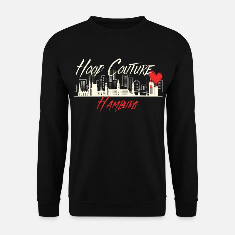 Hood Couture Hamburg - Unisex Pullover - Schwarz