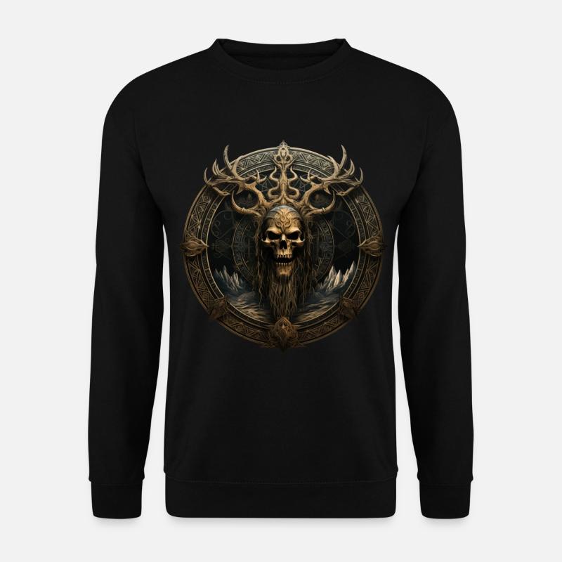 Monuments vikings - Sweat-shirt Unisexe - noir