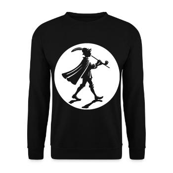 Rattenfänger von Hameln – Die Legende lebt - Unisex Pullover - Schwarz - Vorne - Alina (178cm) & Michal (187cm)