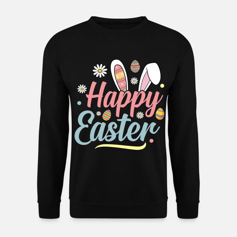 Joyeuses Pâques - Sweat-shirt Unisexe - noir