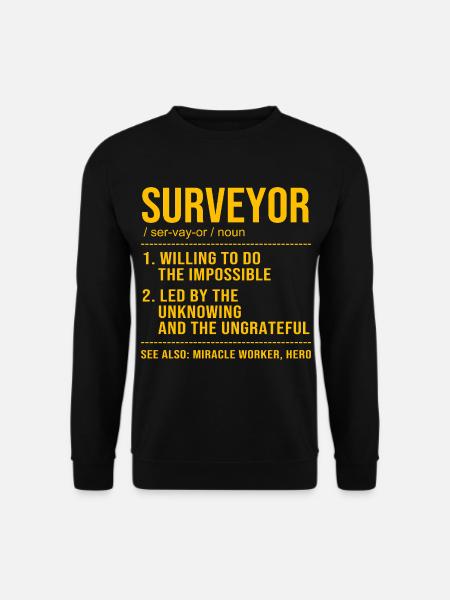 Surveyor - Unisex Sweatshirt - black