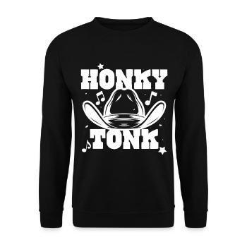 Honky Tonk - Sweat-shirt Unisexe - noir - Devant - Alina (178cm) & Michal (187cm)