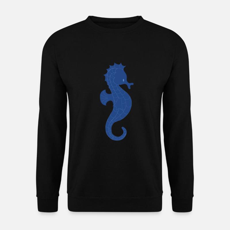 Seepferdchen - Unisex Pullover - Schwarz