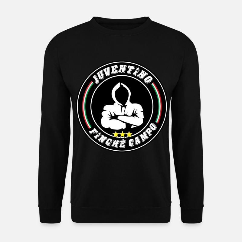 Juventino finchè campo - Unisex Pullover - Schwarz