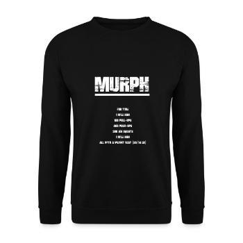 Murph - Unisex Pullover - Schwarz - Vorne - Alina (178cm) & Michal (187cm)