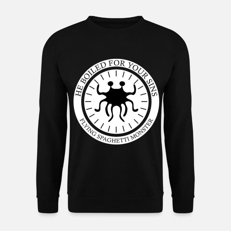 Spaghetti Food Pasta Pasta Cooking Monster Idea - Unisex Sweatshirt - black