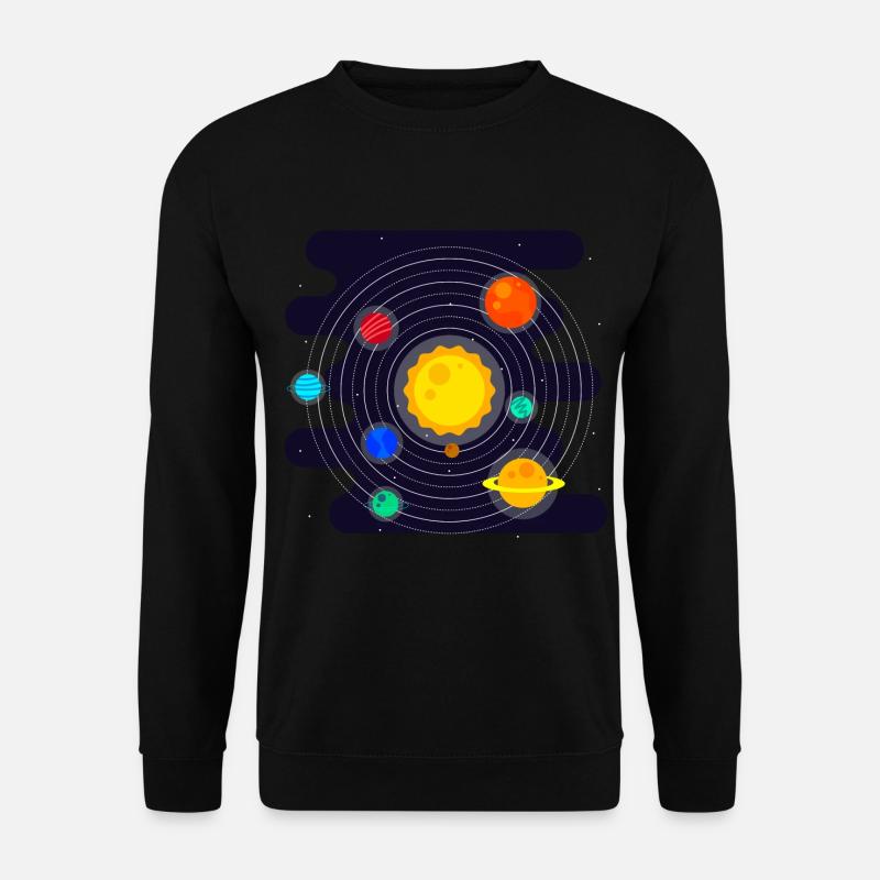 Système solaire Planète Terre Espace Mars - Sweat-shirt Unisexe - noir