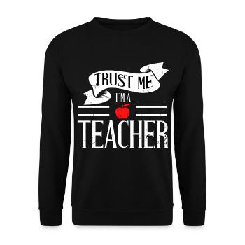 Formation des enseignants - Sweat-shirt Unisexe - noir - Devant - Alina (178cm) & Michal (187cm)