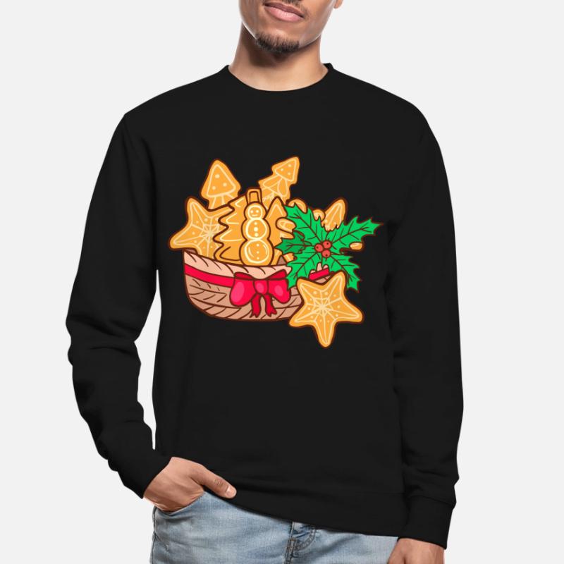 Biscuits de Noël cuisson biscuits biscuits de Noël Sweat-shirt Unisexe