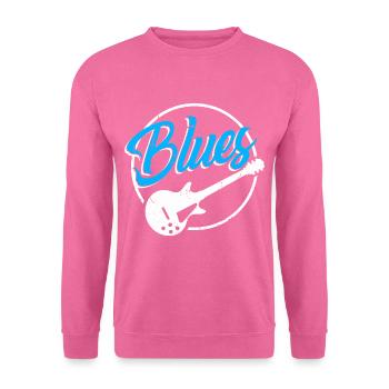 Blues Guitar Music Guitarist Band Gift Solo - Sweat-shirt Unisexe - rose - Devant