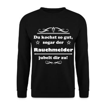 Tu cuisine si bien - Sweat-shirt Unisexe - noir - Devant - Alina (178cm) & Michal (187cm)