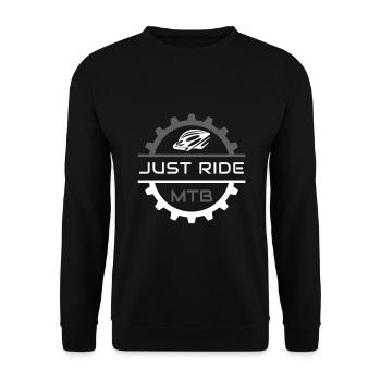 MTB - Unisex Sweatshirt - black - Front - Alina (178cm) & Michal (187cm)