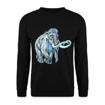 mammoth - Unisex Sweatshirt - black - Front - Alina (178cm) & Michal (187cm)