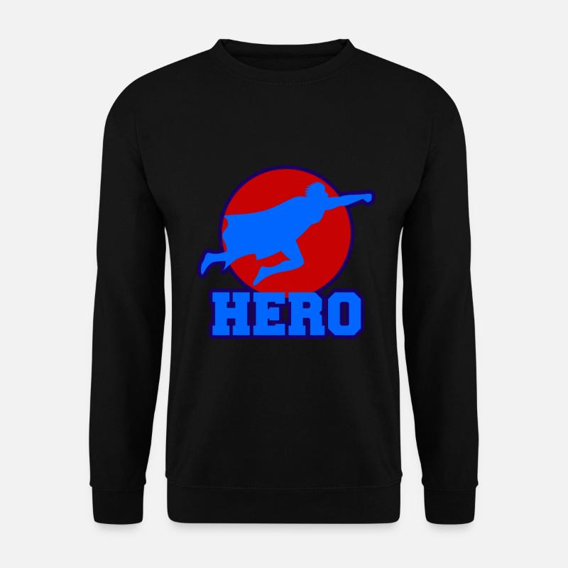 Hero - Unisex Pullover - Schwarz