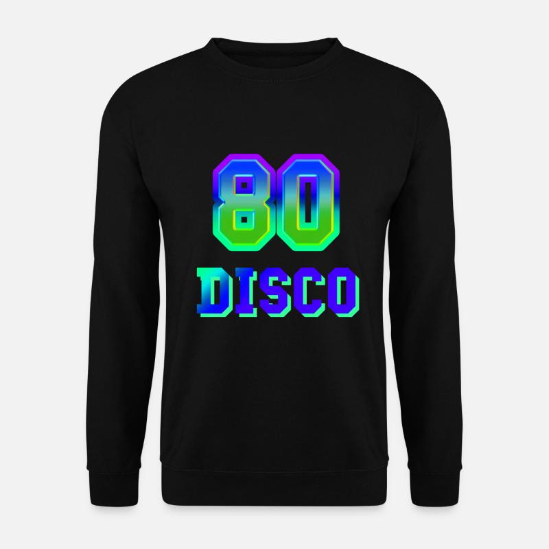 80er Disco - Unisex Pullover - Schwarz