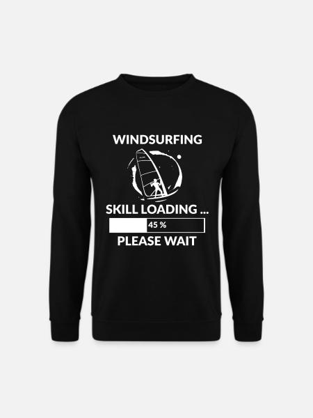 Windsurfing surfen windsurfen Wassersport Sport - Unisex Pullover - Schwarz