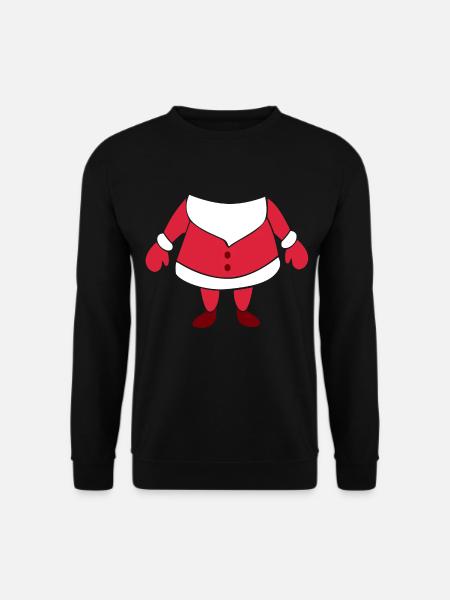Weihnachten Weihnachtsmann Winter Schnee Santa - Unisex Pullover - Schwarz