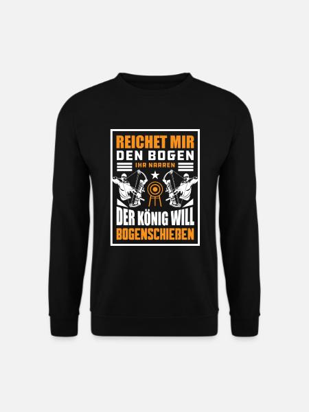 Reicht Mir Den Bogen Ihr Narren - Unisex Pullover - Schwarz