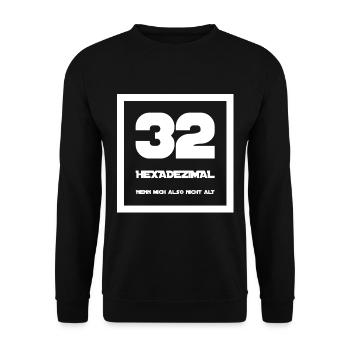 50. Geburtstag Geschenk Mathe Genie Lehrer - Unisex Pullover - Schwarz - Vorne - Alina (178cm) & Michal (187cm)