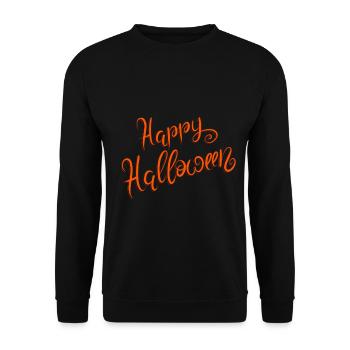 Joyeux halloween - Sweat-shirt Unisexe - noir - Devant - Alina (178cm) & Michal (187cm)