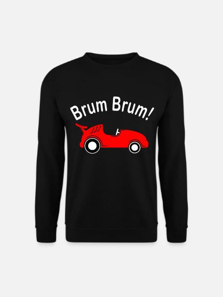 Children Car Brum Brum - Unisex Sweatshirt - black