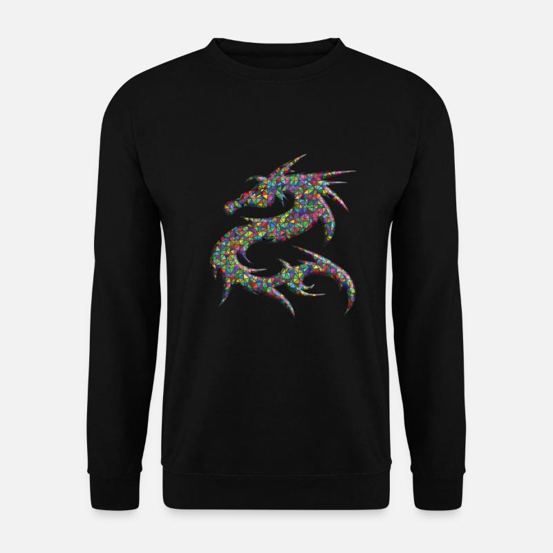 Drache Drachen - Unisex Pullover - Schwarz