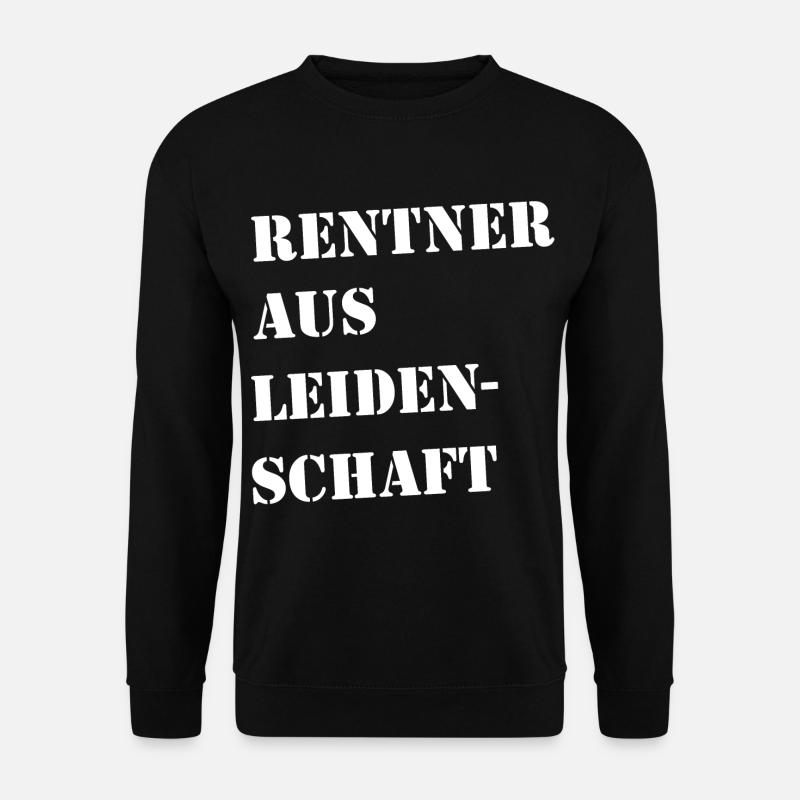 Rentner Aus Leidenschaft - Unisex Pullover - Schwarz