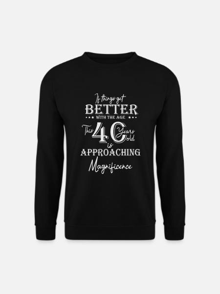 40e anniversaire - Sweat-shirt Unisexe - noir