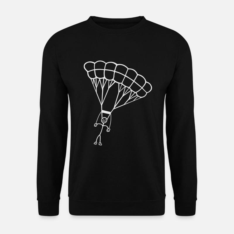Paragliding - Unisex Sweatshirt - black