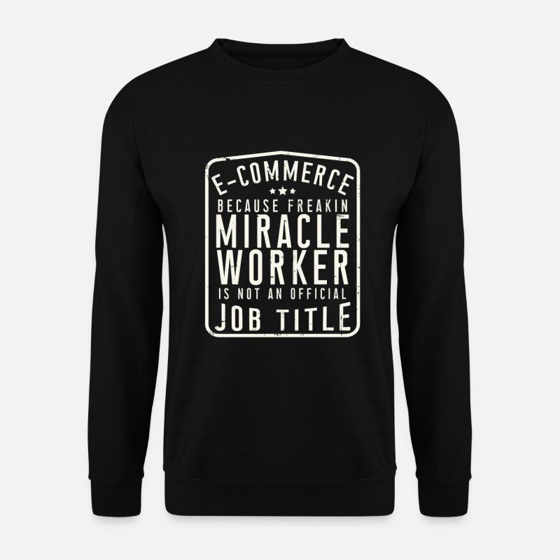 E-Commerce - Sweat-shirt Unisexe - noir