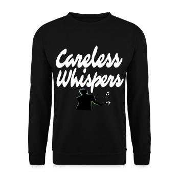 careless whisper george t shirt gift - Unisex Sweatshirt - black - Front - Alina (178cm) & Michal (187cm)